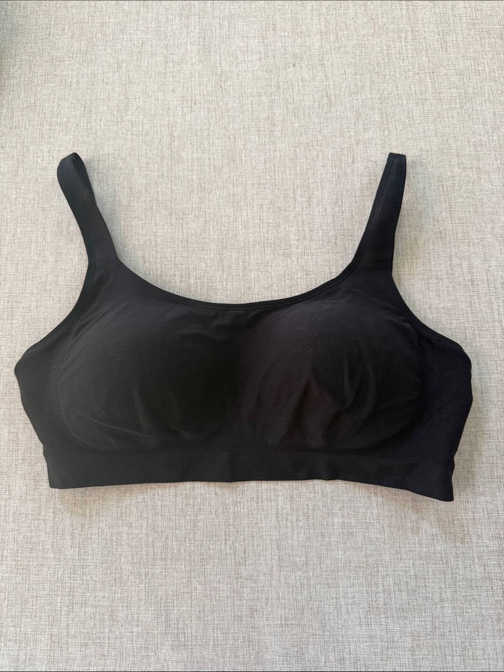 Truekind Everyday Comfort Straps Wireless Shaping Bra Black 2XL